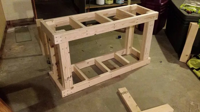 Fish tank stand diy