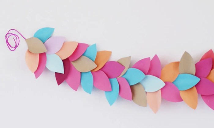 Diy paper garland