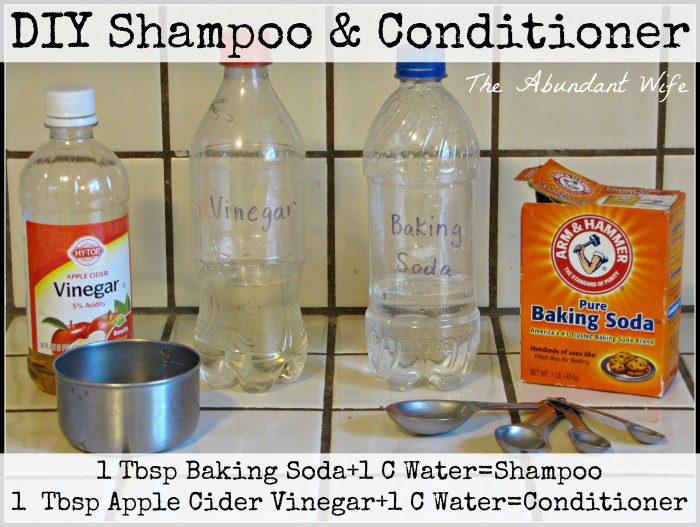 Diy shampoo and conditioner