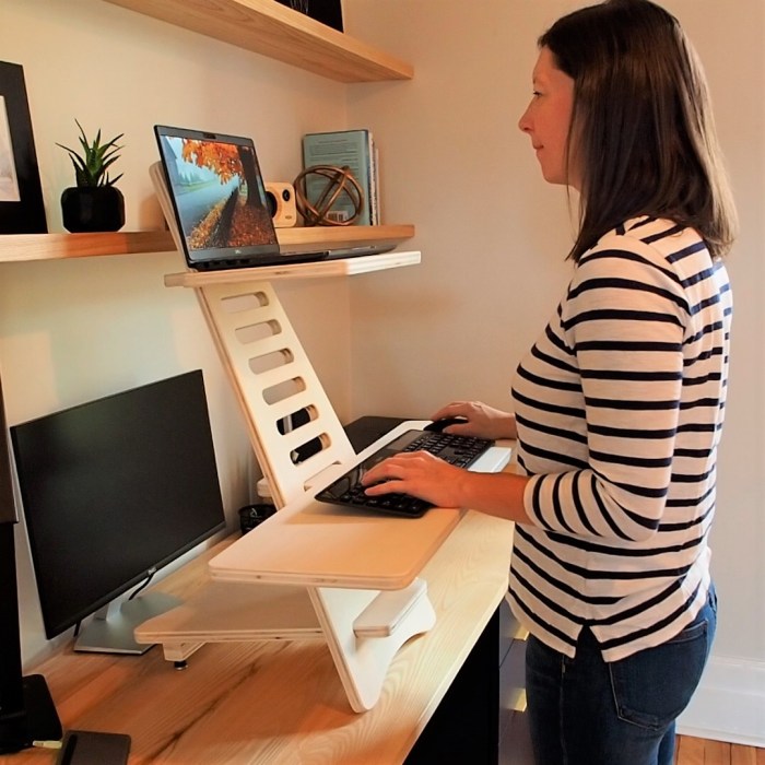 Diy standing desk converter