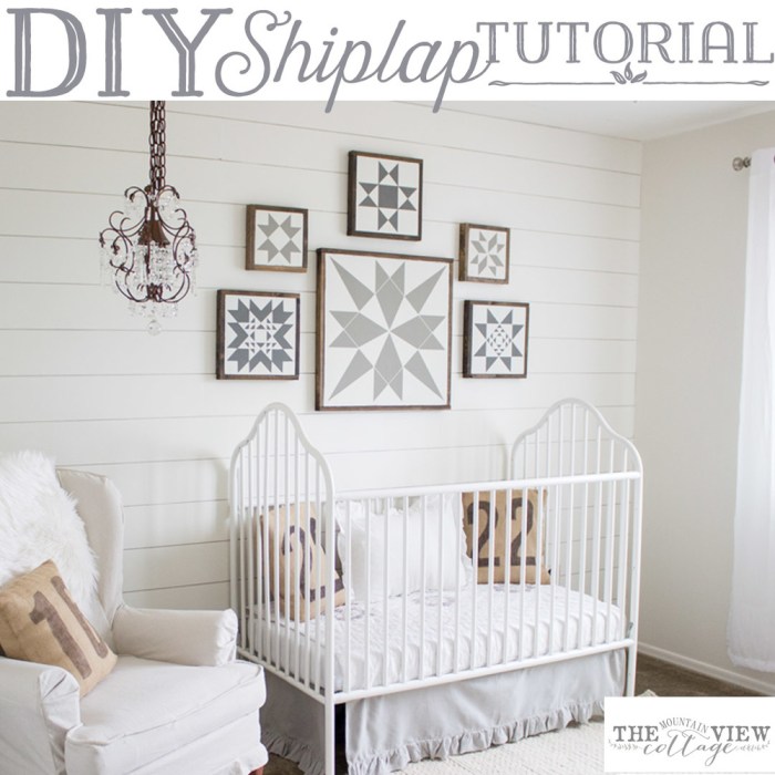 Diy shiplap walls