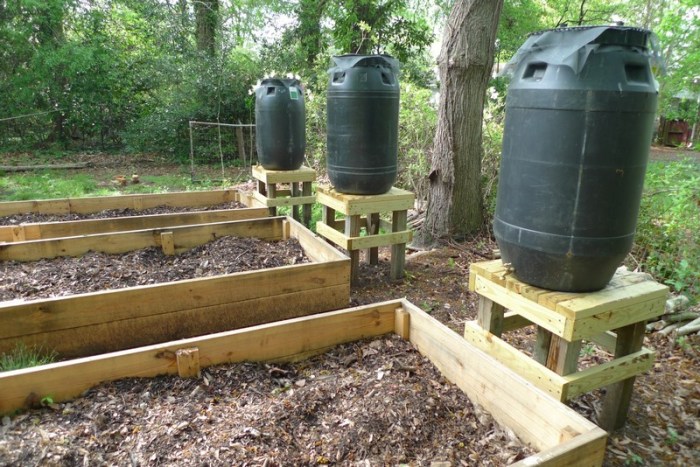 Diy rain barrel system