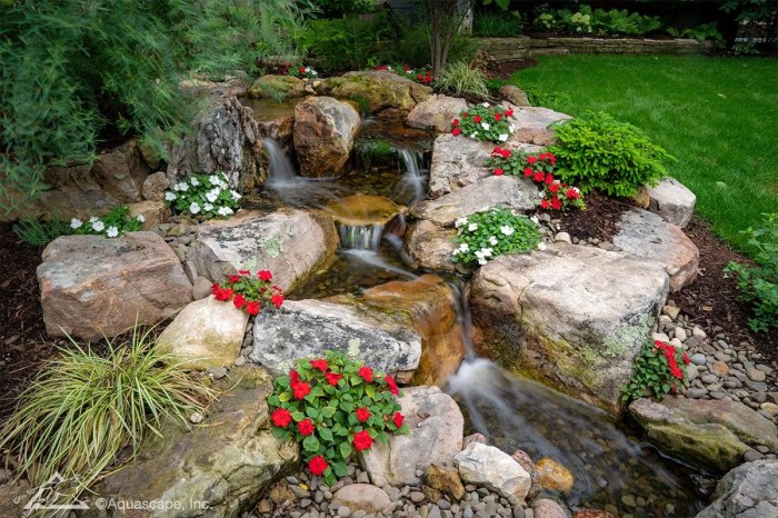 Diy waterfall pond